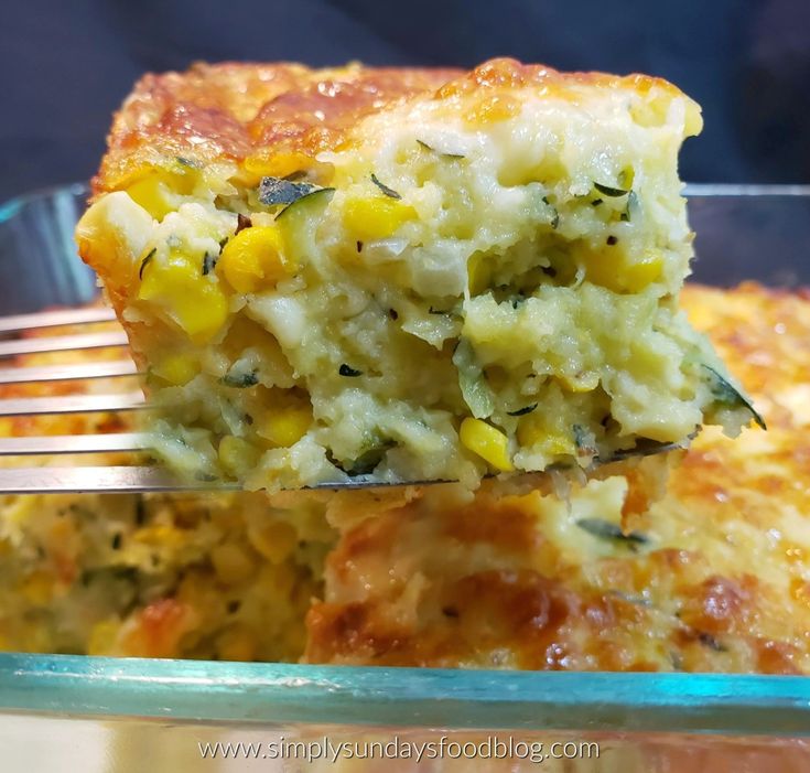 Zucchini Cornbread Casserole