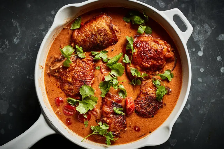 Chicken Marinated in Coconut Milk with Ginger