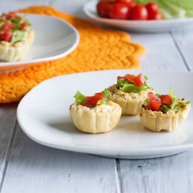 BLT Phyllo Bites