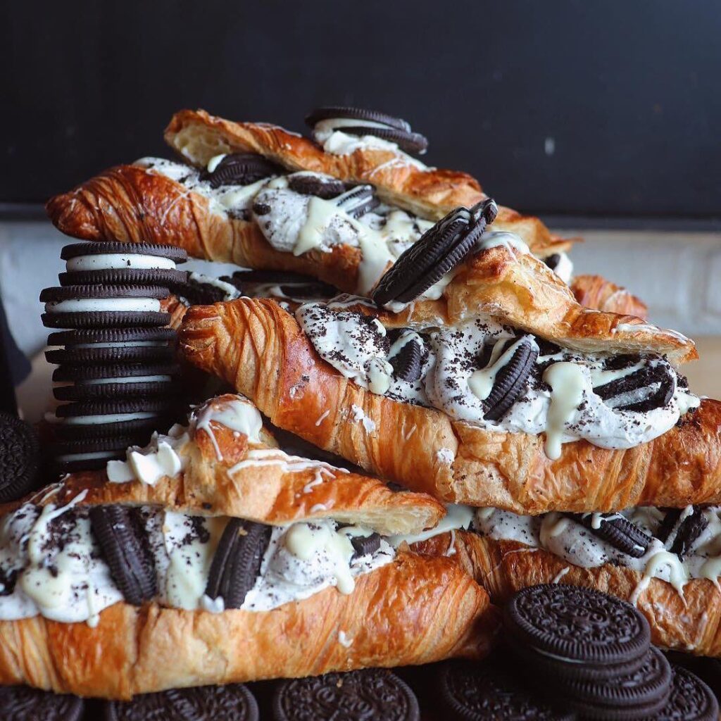 Cookie-Stuffed Croissants