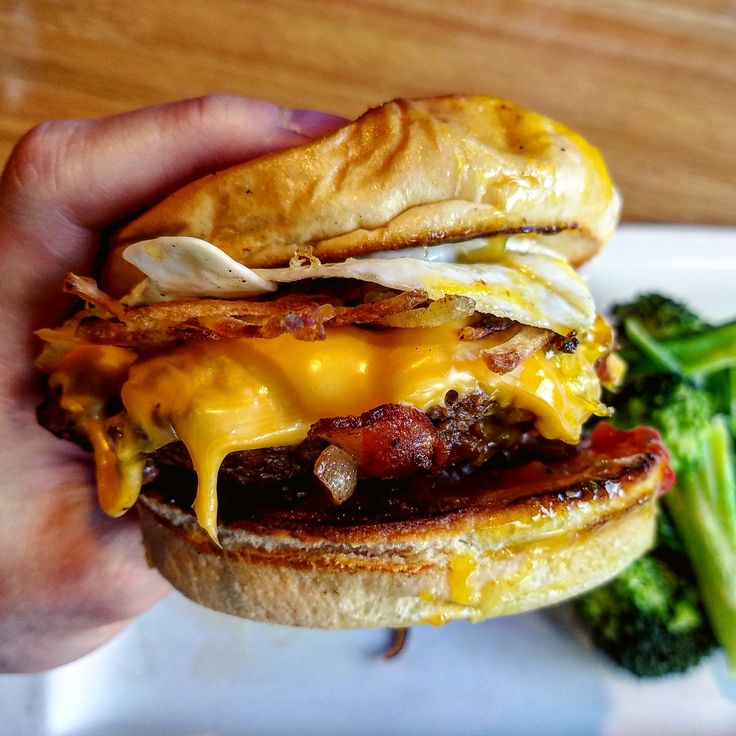 Burger with Hash Browns
