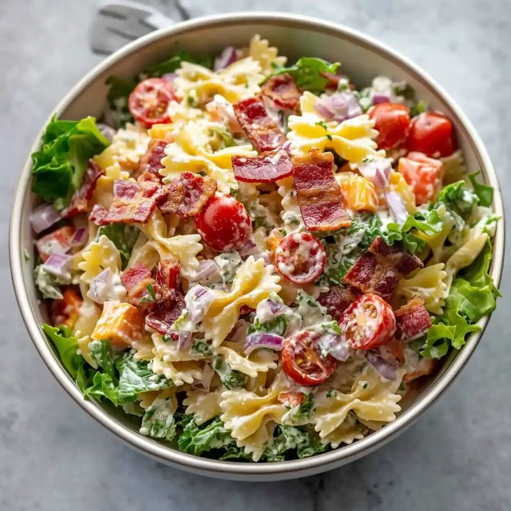 BLT Pasta Salad Recipe