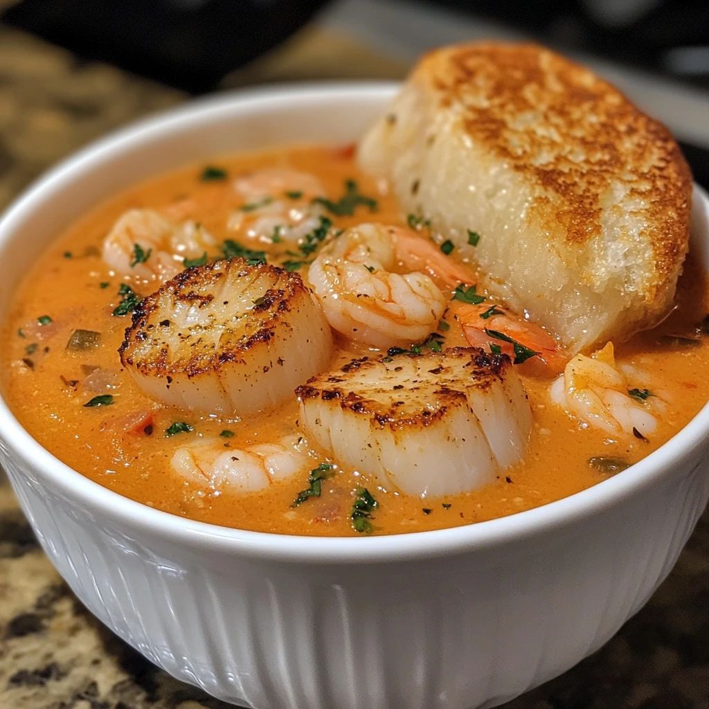 Seafood Bisque with Scallops