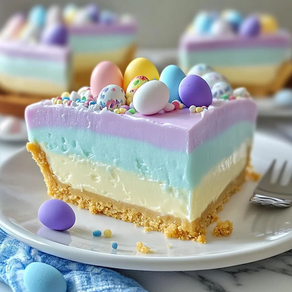 Easter No Bake Jello Pie