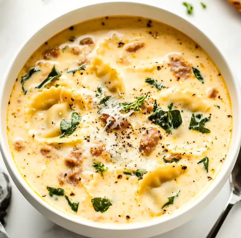 Ravioli Soup