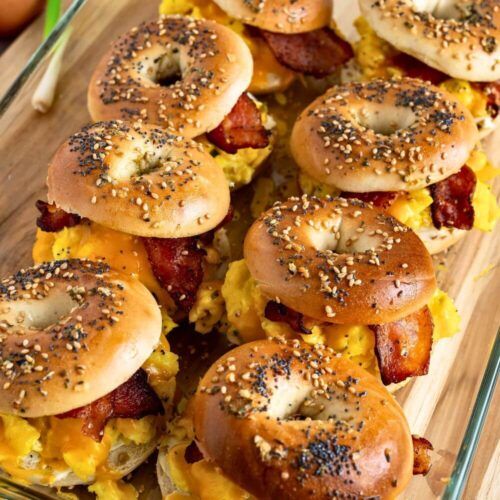 Bagel Breakfast Sliders