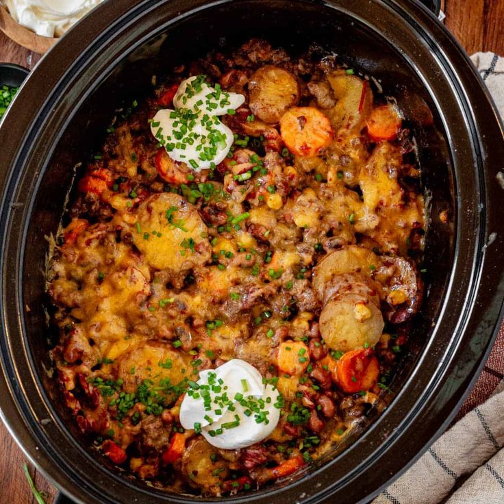 Crock Pot Cowboy Casserole