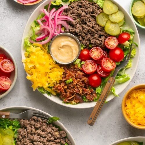 Bacon Cheeseburger Bowls