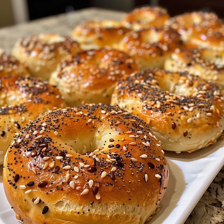 Greek Yogurt Protein Bagels