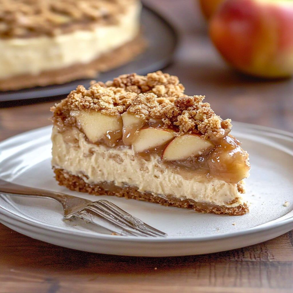 Heavenly Apple Crisp Cheesecake A Sweet Fall Delight