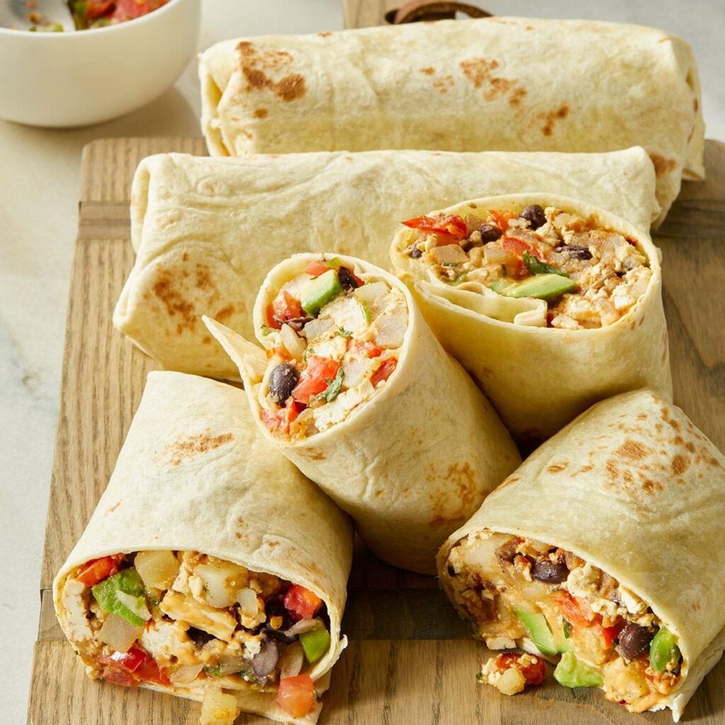 Black Bean Breakfast Burritos