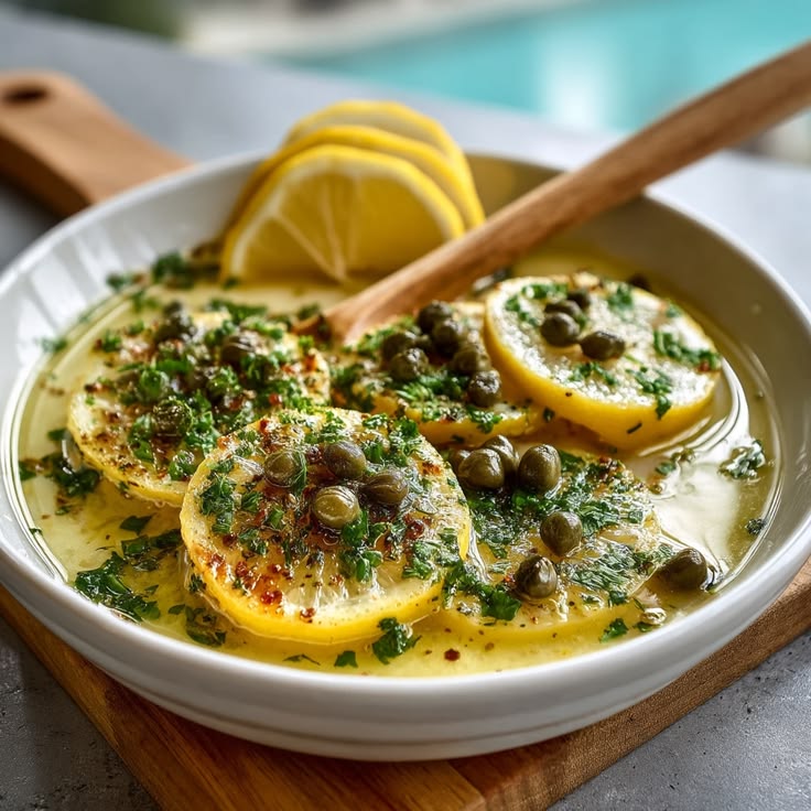 Lemon Caper Sauce for Fish