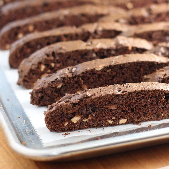 Chocolate Almond Biscotti