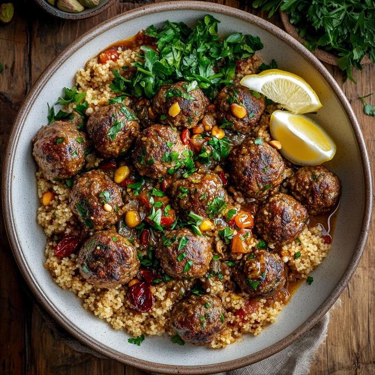 Moroccan Meatballs