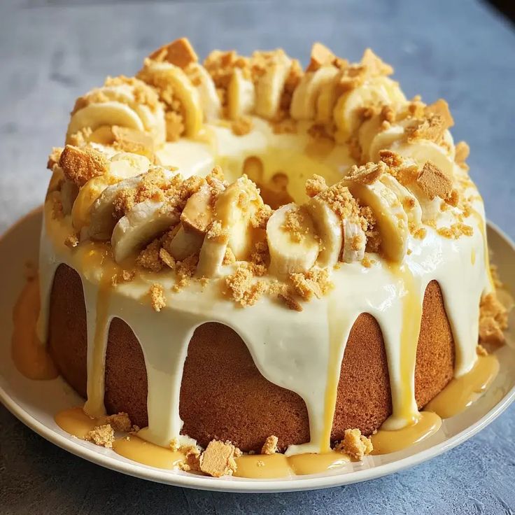 Banana Pudding Pound Cake