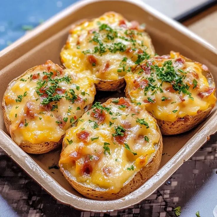 Cheesy Loaded Twice Baked Potatoes