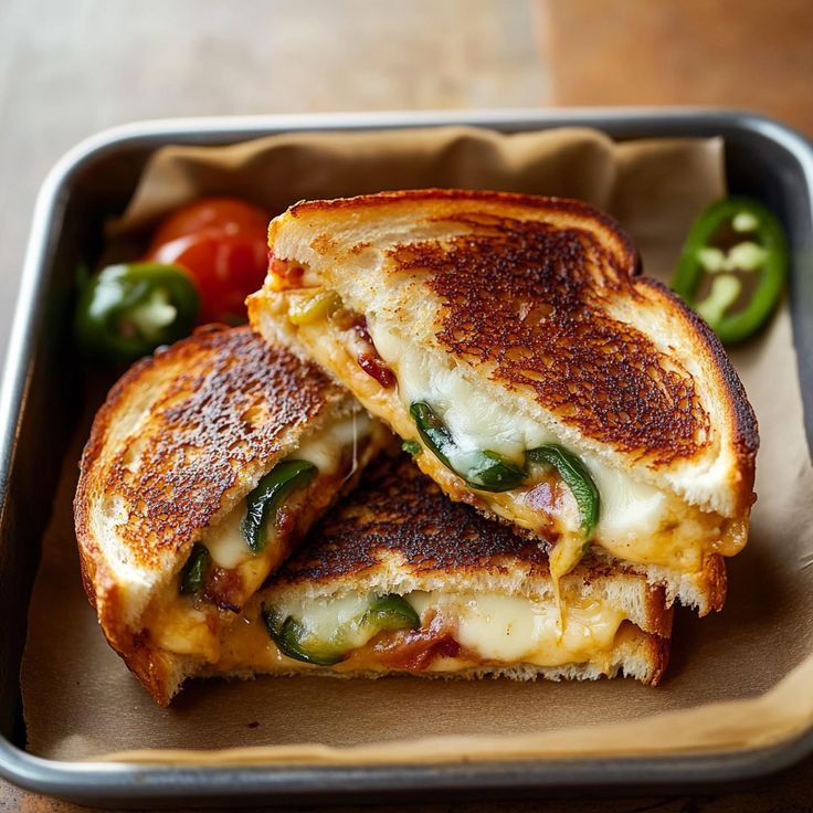 Jalapeño Popper Grilled Cheese