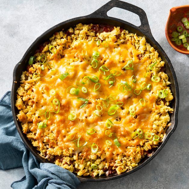Skillet Chili Cornbread