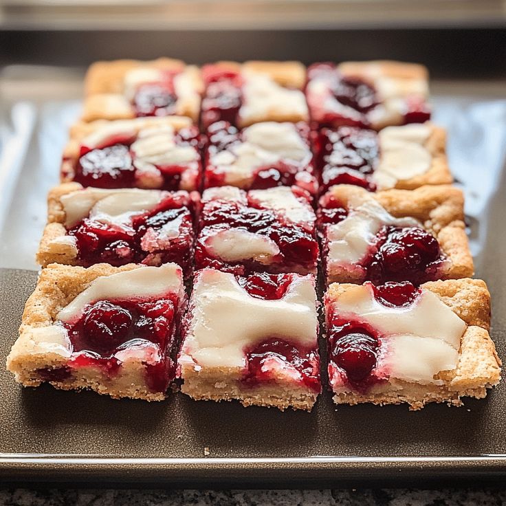 Holiday Bliss Cherry Bars