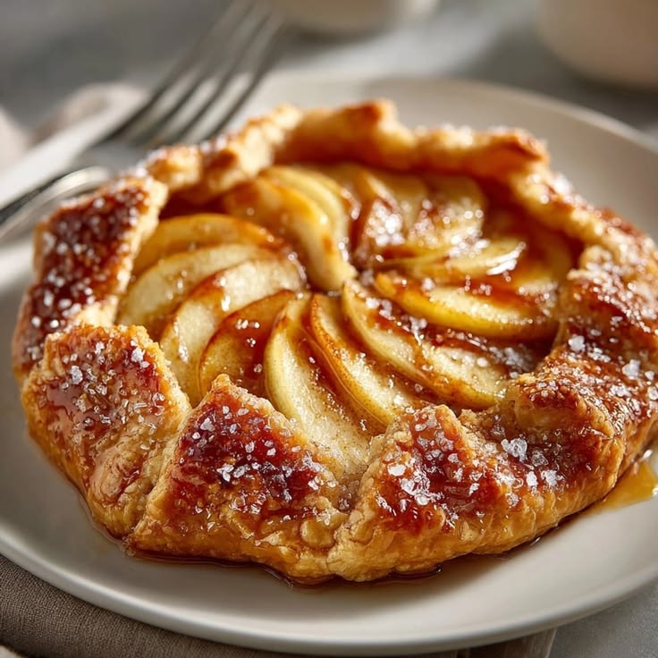 Rustic Baked Spiced Apple Tart