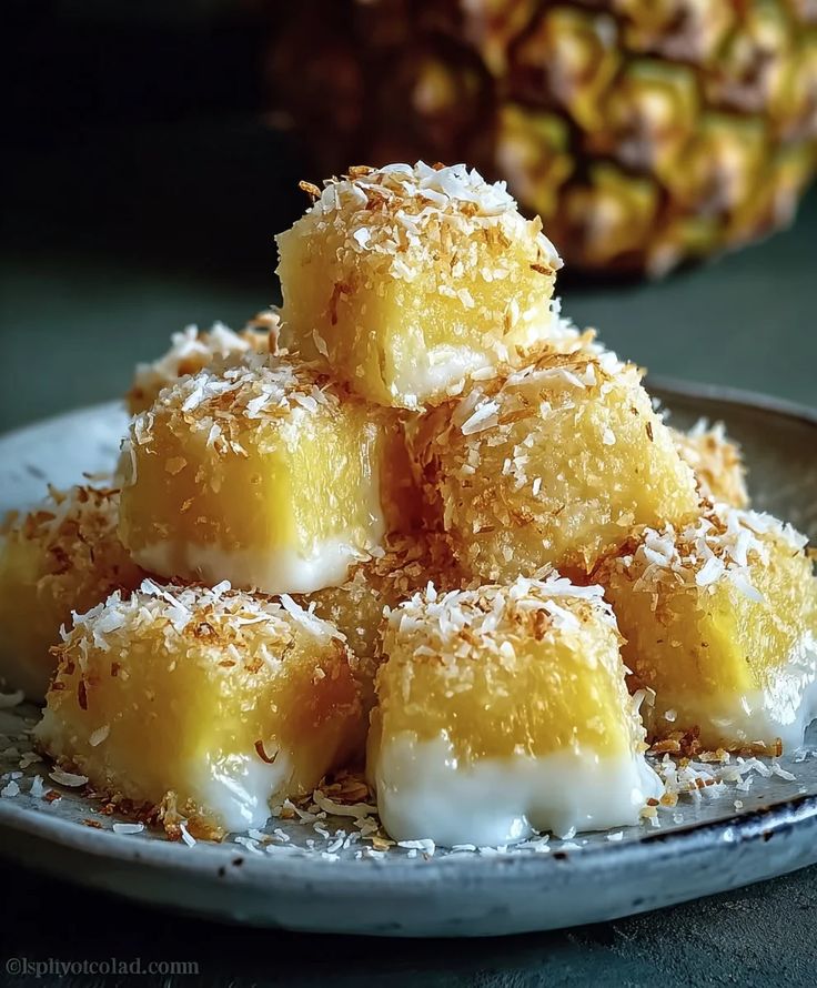 Coconut Pineapple Bites