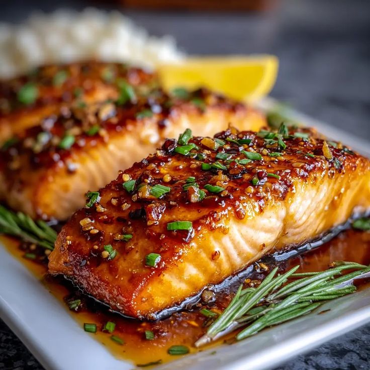 Orange Glazed Salmon