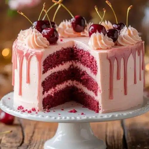 Cherry Chip Cake