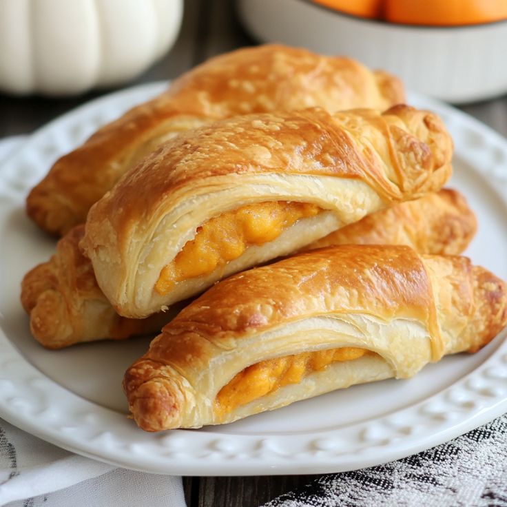 Crescent Pumpkin Cream Cheese Pastries
