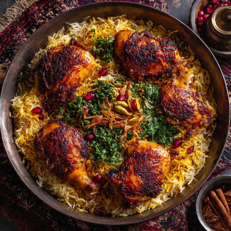 Persian Chicken Pilaf