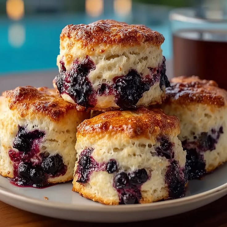 Blueberry Biscuits