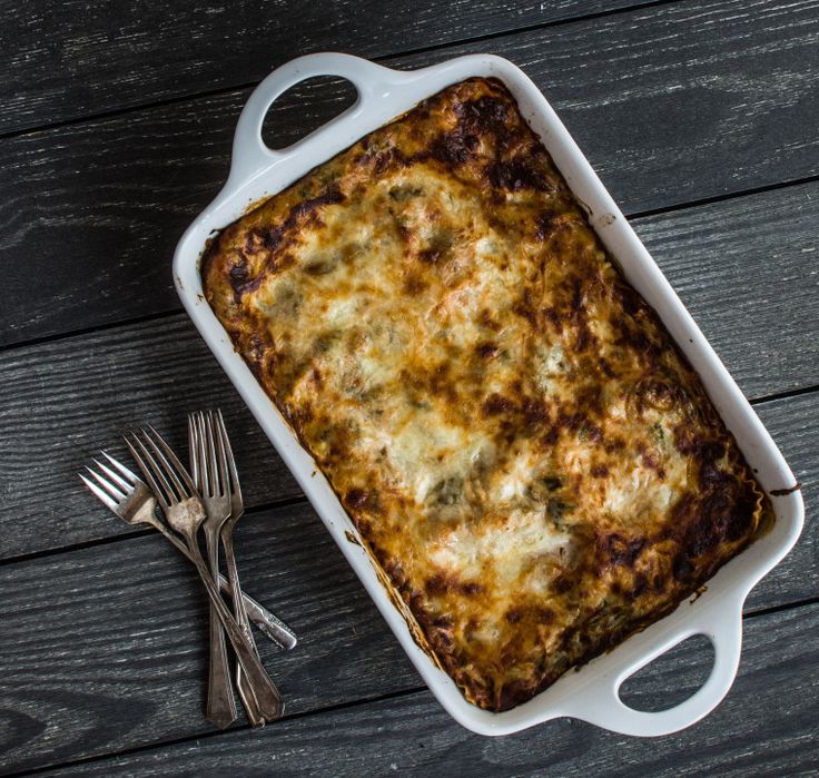 Hatch Green Chile Chicken Lasagna
