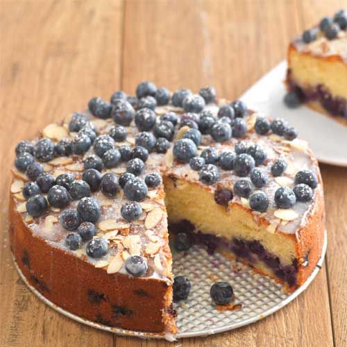 Greek Yogurt Blueberry Cake
