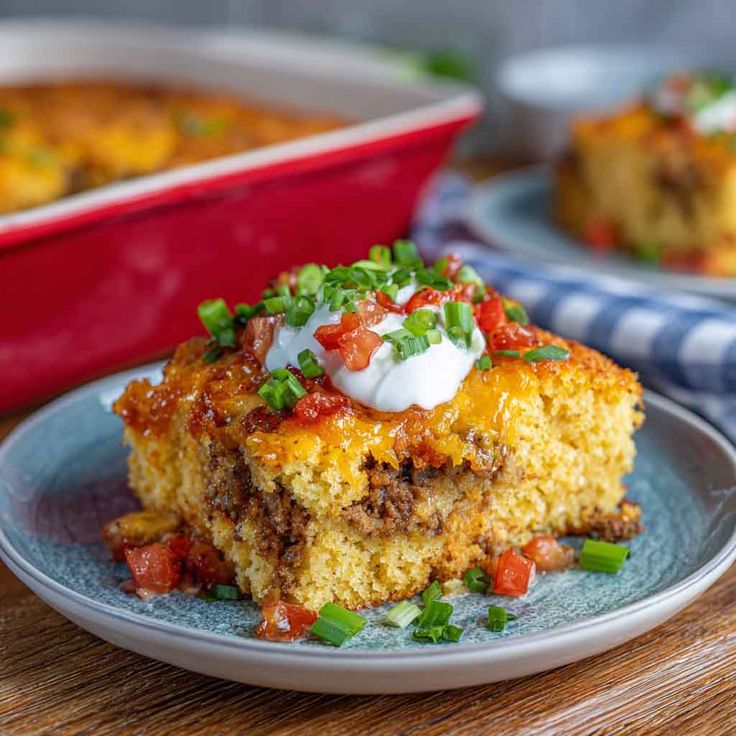 Loaded Cornbread Casserole
