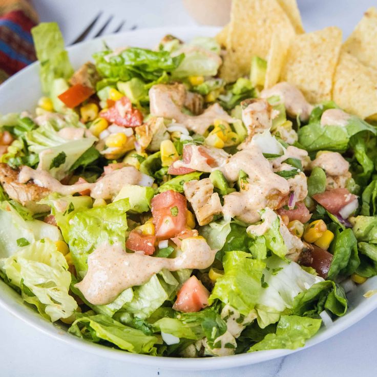 Zesty Mexican Chicken Salad