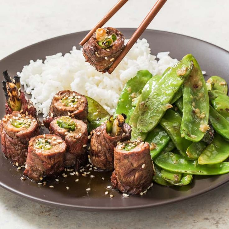 Grilled Flank Steak Rolls