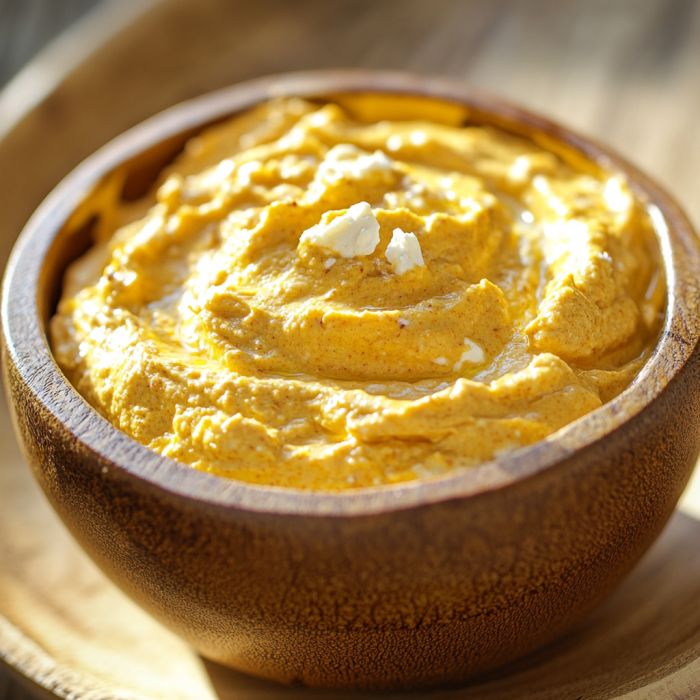 Creamy Pumpkin Whipped Feta Dip