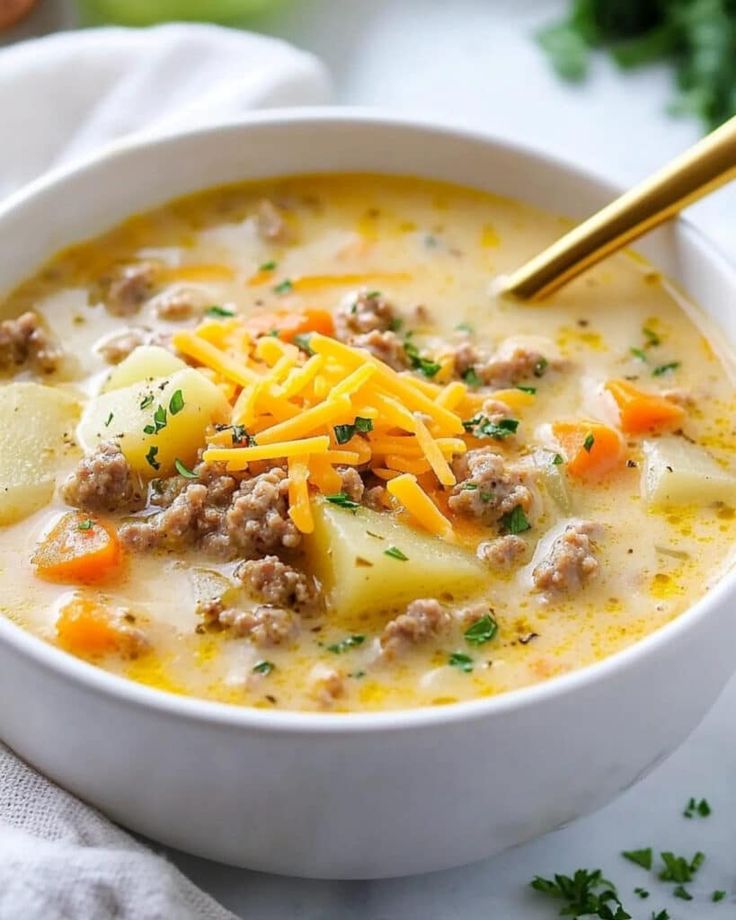 Pork Sausage Potato Soup