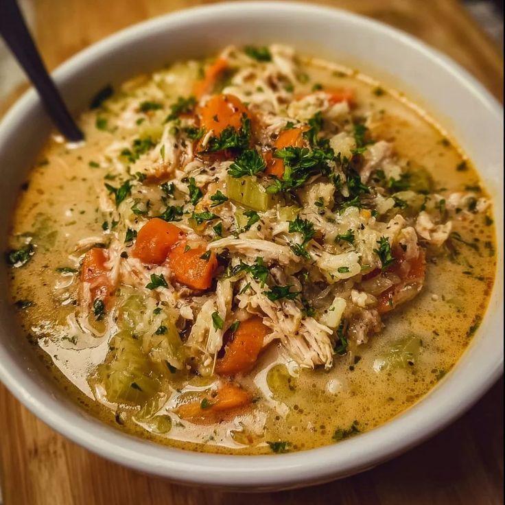 Slow Cooker Turkey Soup