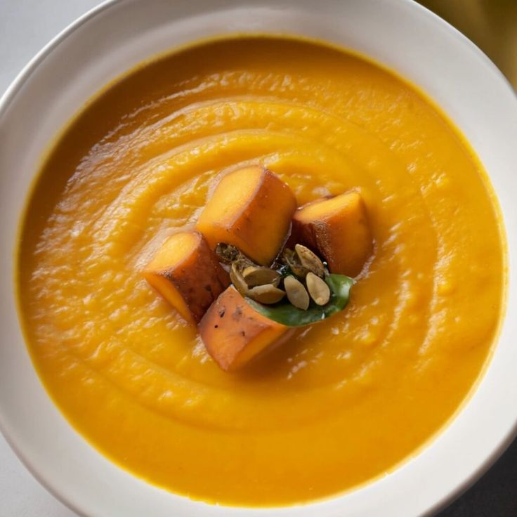 Honey Roasted Acorn Squash Soup