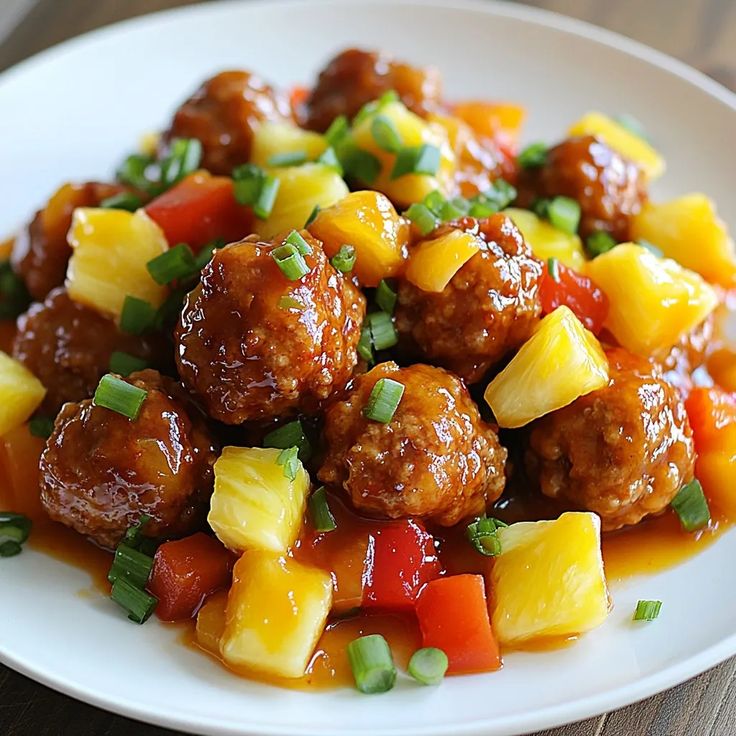 Sweet and Sour Meatballs