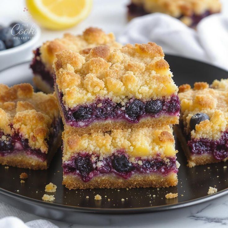 Blackberry Lemon Bars