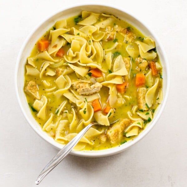 Comforting Vegan Chicken Noodle Soup