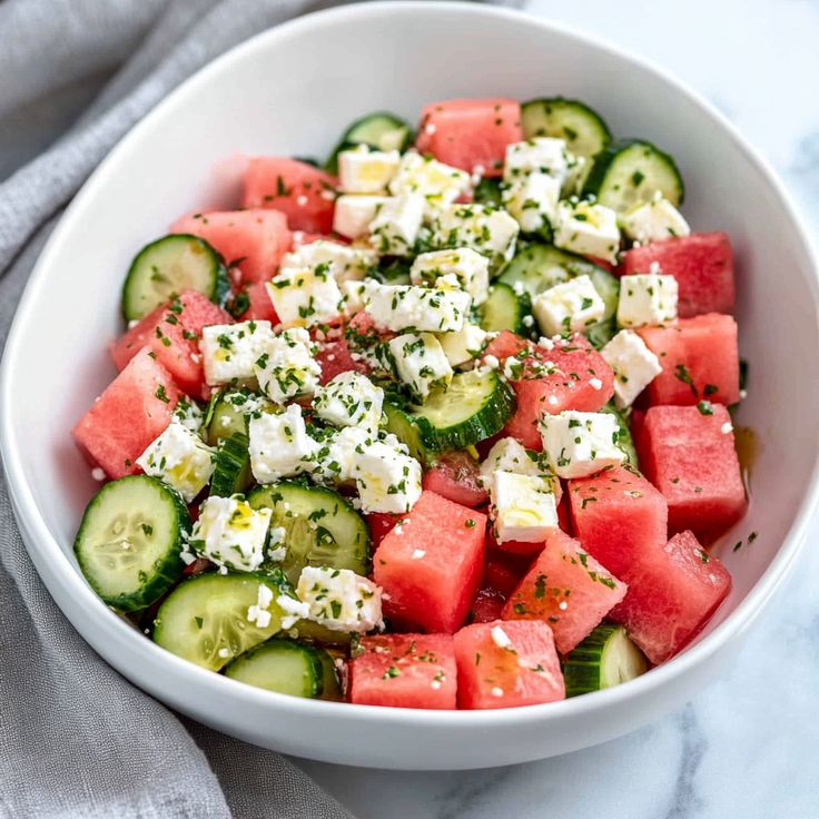 Feta Skewers with Cucumber