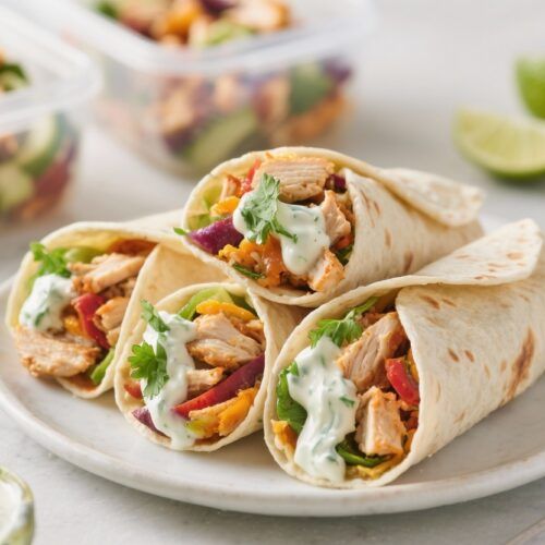 Rotisserie Chicken Wraps