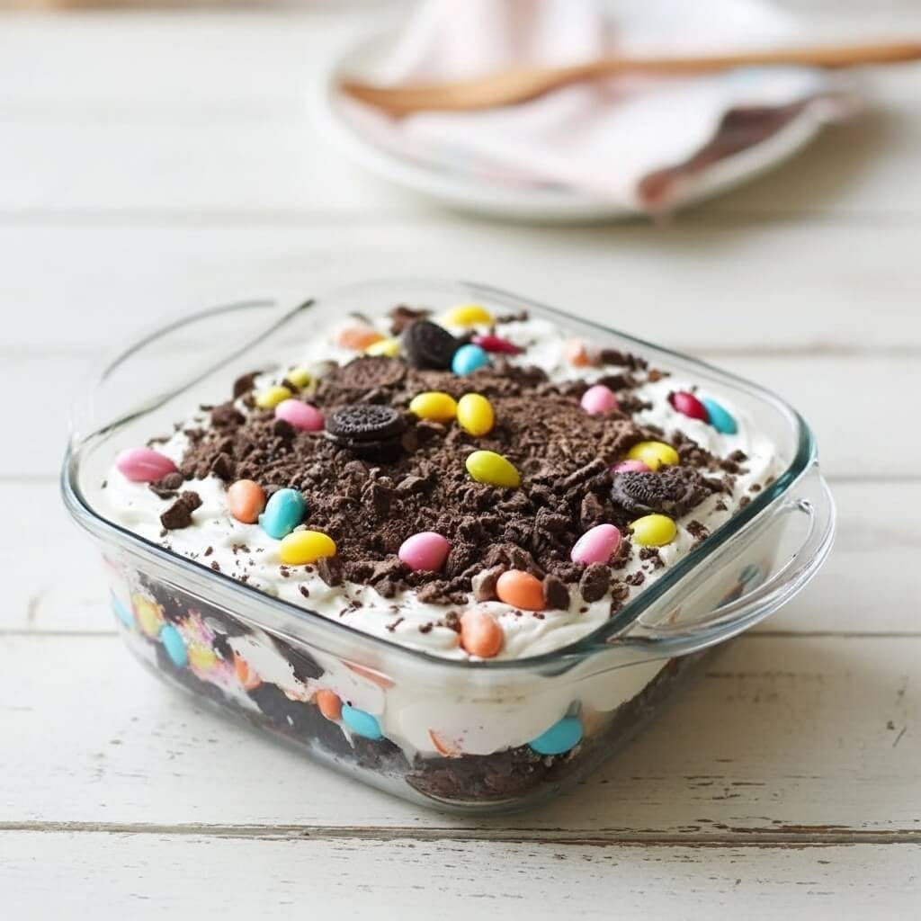 Easter Dirt Cake Casserole