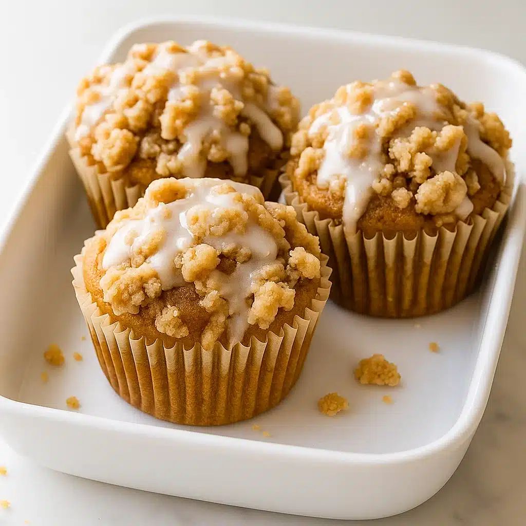 Pumpkin Crumb Cake Muffins
