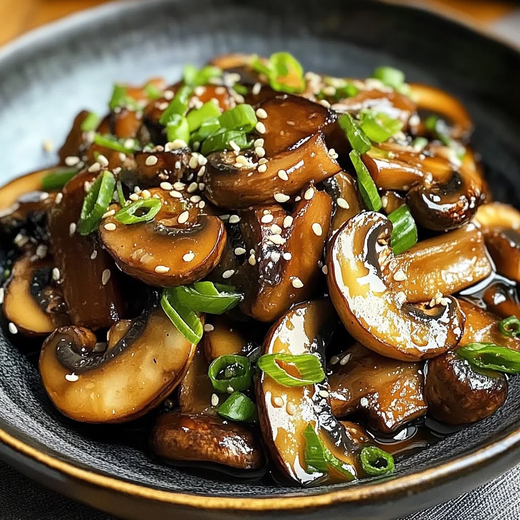 Japanese Miso Mushrooms
