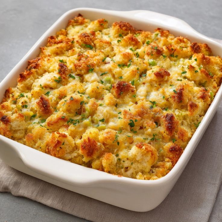 Chicken and Stuffing Casserole