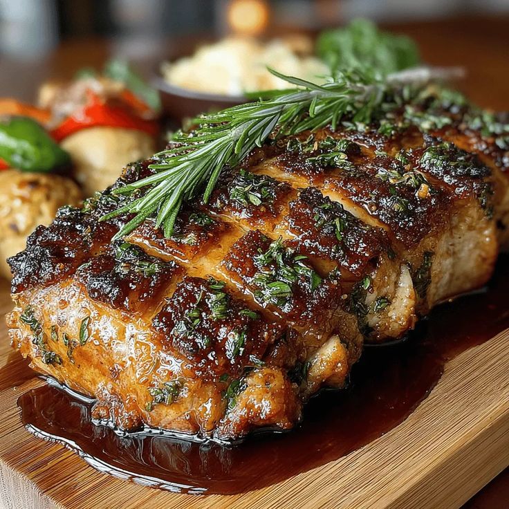 Maple-Glazed Roasted Turkey Breast