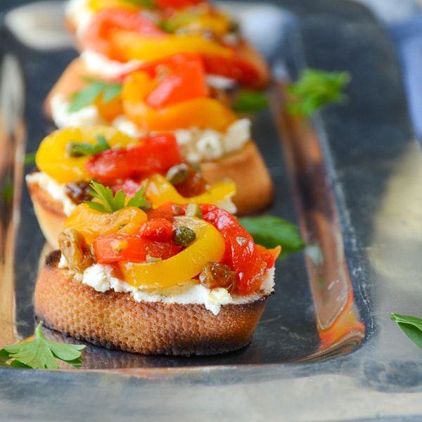 Halloween Bruschetta Appetizer
